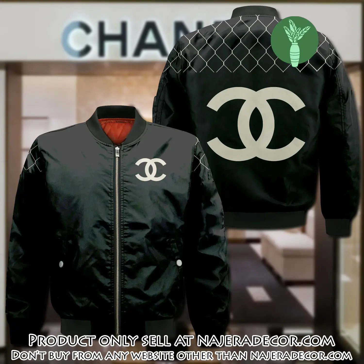Chanel bomber jacket fashion luxury brand clothing clothes outfit for men women njr2051537